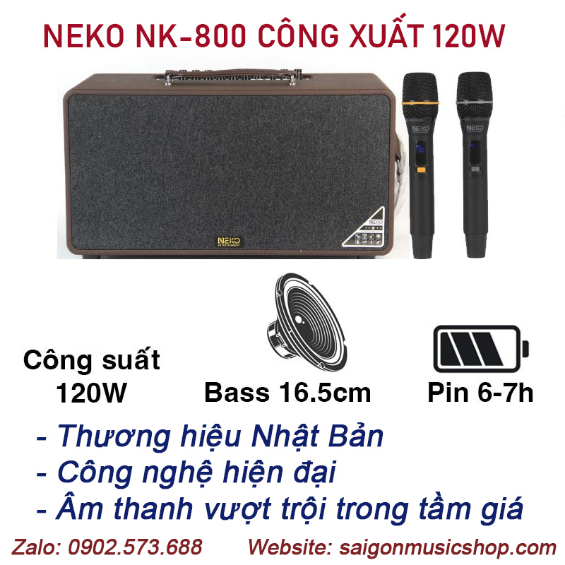Loa Di Động Neko NK-800