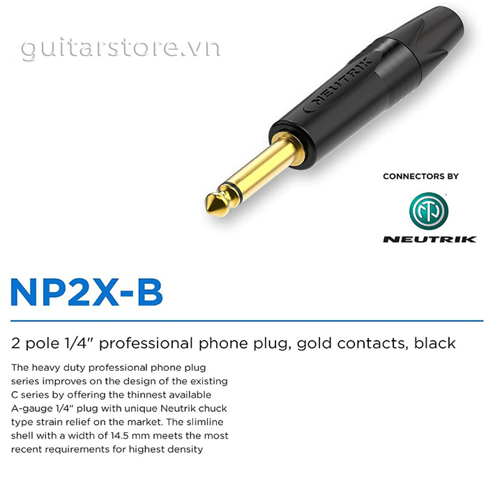Mogami  2524 Instrument Cable + Newtrik NP2RXB + NP2X-B
