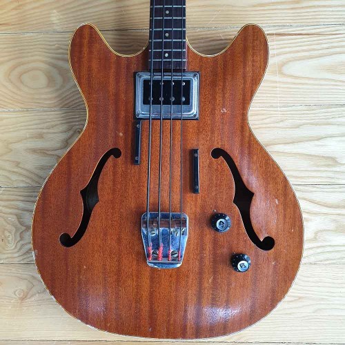 Guild Starfire Bass Guitar 1960s Cherry Vintage